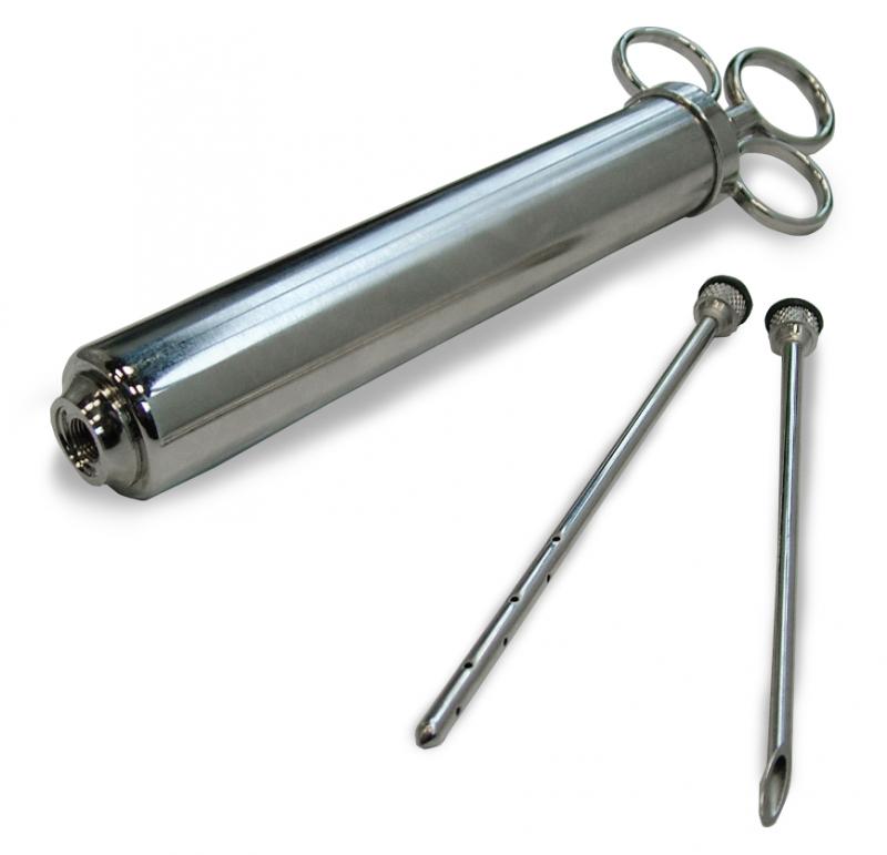 4 oz Long Meat Pump with 2 Nickel-plated Brass Needles